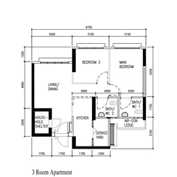 Blk 327C Punggol Vue (Punggol), HDB 3 Rooms #478371141